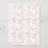 Tijd voor Tea Baby shower Invitation Bedankkaart (Achterkant)