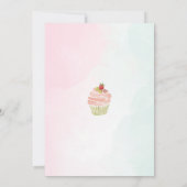 Tijd voor Tea Baby shower Teacup Pastel Whimsical Kaart (Achterkant)
