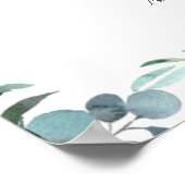 Tijd voor Tea Baby shower Welcome Poster (Hoek)