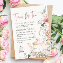 Tijd voor Tea Boho Floral Vrijgezellenfeest