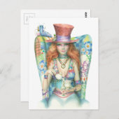 Tijd voor Tea, de Mad Hatter Briefkaart (Voorkant / Achterkant)