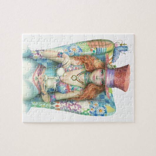 Tijd voor Tea, de Mad Hatter Legpuzzel (Horizontaal)