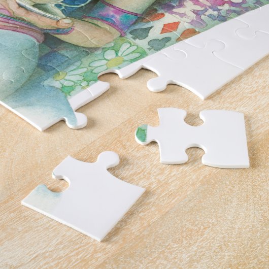 Tijd voor Tea, de Mad Hatter Legpuzzel (Zijkant)