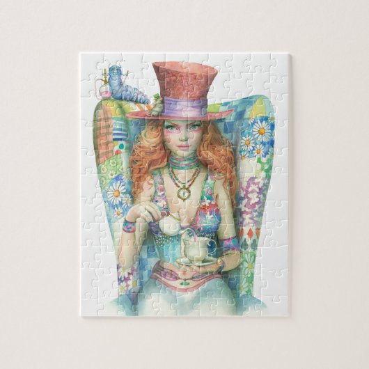 Tijd voor Tea, de Mad Hatter Legpuzzel (Verticaal)