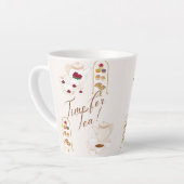 Tijd voor Tea! Latte Mok (Linkerhoek)