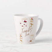 Tijd voor Tea! Latte Mok (Rechterhoek)