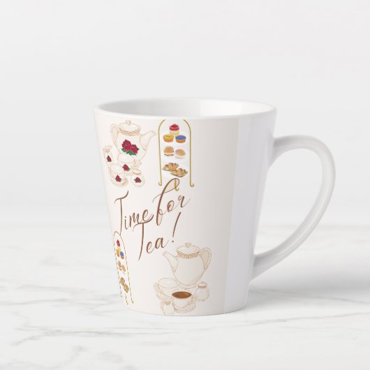 Tijd voor Tea! Latte Mok (Rechts)