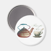 Tijd voor Tea Magnet (Voorkant / Achterkant)