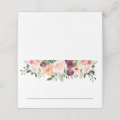 Tijd voor Tea Name Place Cards Plaatskaartje (Buitenkant ongevouwen)