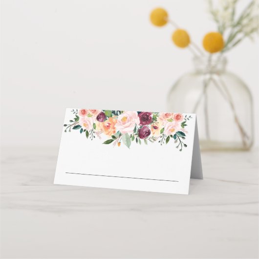 Tijd voor Tea Name Place Cards Plaatskaartje (Voorkant)