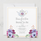  tijd voor Tea Party Vrijgezellenfeest Kaart (Voorkant)