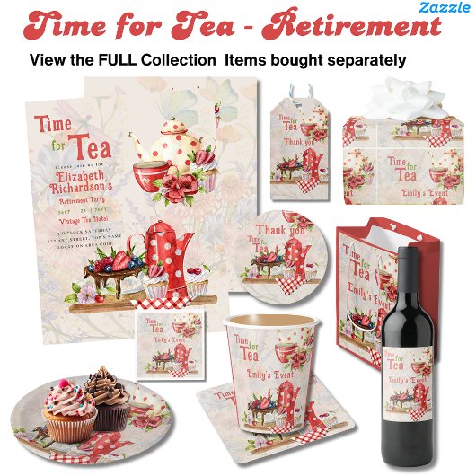 Tijd voor Tea  Tea Party Retirement Retro