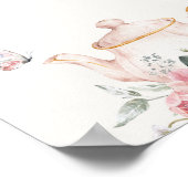 Tijd voor Tea Vrijgezellenfeest Sign Poster (Hoek)