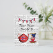 Tijd voor thee 2 briefkaart (Staand voorkant)