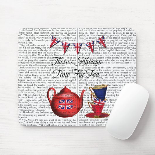 Tijd voor thee 2 muismat (Met muis)