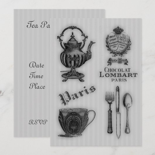 Tijd voor thee #5 kaart (Voorkant / Achterkant)