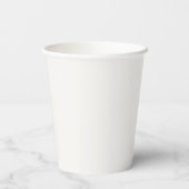 Tijd voor Thee Boho Bloemige Bruidsdouche Papieren Bekers (Achterkant)