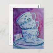 Tijd voor thee briefkaart (Voorkant / Achterkant)