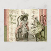 Tijd voor thee briefkaart (Voorkant)