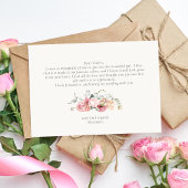 Tijd voor Thee Bruidsborrel  Bedankkaart