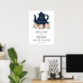Tijd voor Thee Bruidsborrel Welkomstbord Poster (Thuiskantoor)