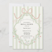 Tijd voor Thee Bruidsfeest Wilde Bloemen Kaart (Voorkant)