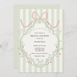 Tijd voor Thee Bruidsfeest Wilde Bloemen  Kaart