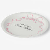 Tijd voor Thee Bruidsfeest Wilde Bloemen  Papieren Bordje (Gekanteld)