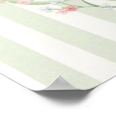 Tijd voor Thee Bruidsuitnodiging Wilde Bloemen Poster (Hoek)
