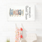 Tijd voor Thee Bruiloft Banner (Insitu)