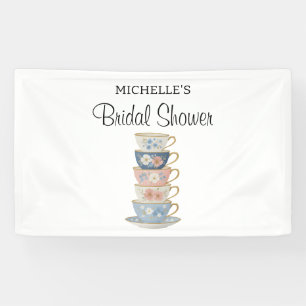 Tijd voor Thee Bruiloftsfeest Banner