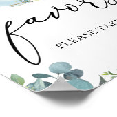 Tijd voor Thee Favors Bord Poster (Hoek)