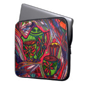 Tijd voor thee laptop sleeve (Voorkant Links)