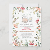 Tijd voor thee met de bride | VRIJGEZELLENFEEST Kaart (Voorkant)