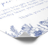 Tijd voor thee met de mama om luierverloting te zi poster (Hoek)