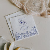 Tijd voor thee met de mama om te douchen servet