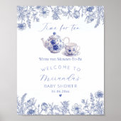 Tijd voor thee met de mama om toiletartikelen welk poster (Voorkant)