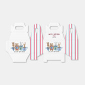 Tijd voor thee met een vriendenknoppapierbus bedankdoosjes (Uitgevouwen)