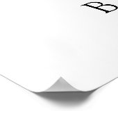 Tijd voor Thee Paarse Baby Shower Welkomstbord Poster (Hoek)