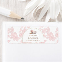 Tijd voor Thee Roze Toile Retouradres