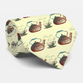 Tijd voor thee stropdas (Opgerold)