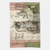 Tijd voor thee theedoek (Verticaal)