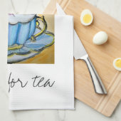 tijd voor thee theedoek (Quarter Fold)