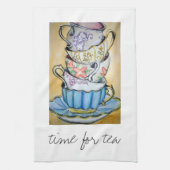 tijd voor thee theedoek (Verticaal)