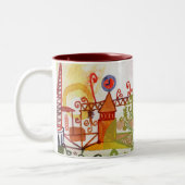 tijd voor thee tweekleurige koffiemok (Links)