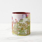 tijd voor thee tweekleurige koffiemok (Center)