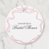 Tijd voor theebloem Vrijgezellenfeest Bedankjes Labels (Achterkant)