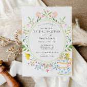 Tijd voor theebloem Vrijgezellenfeest Kaart