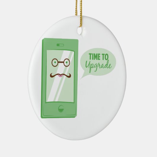 Tijd voor upgrade keramisch ornament (Rechts)