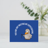 Tijd voor uw jaarlijkse review van de werknemerspr briefkaart (Staand voorkant)